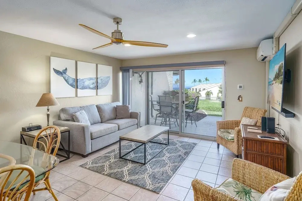 Hale Kamaole 150 - Great Ocean Views From Private Lanai, No Carpet, Split AC!