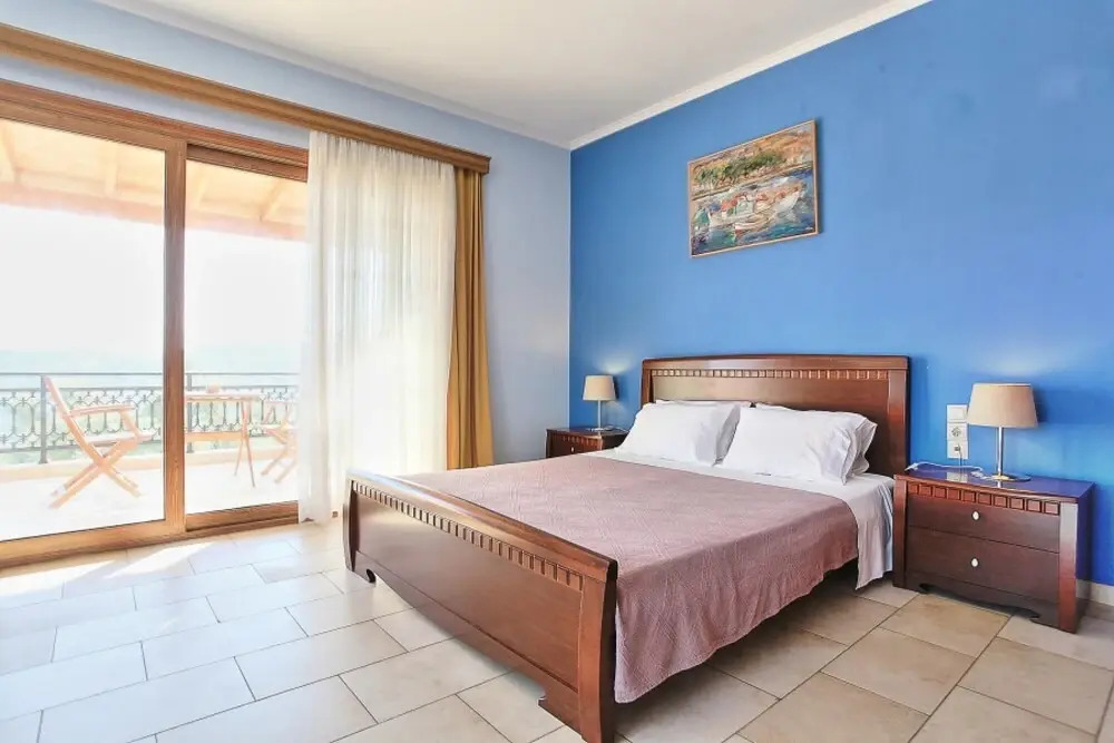 Villa Kyknos Large Private Pool Walk to Beach Sea Views A C Wifi Car Not Required Eco-friendl - 2329