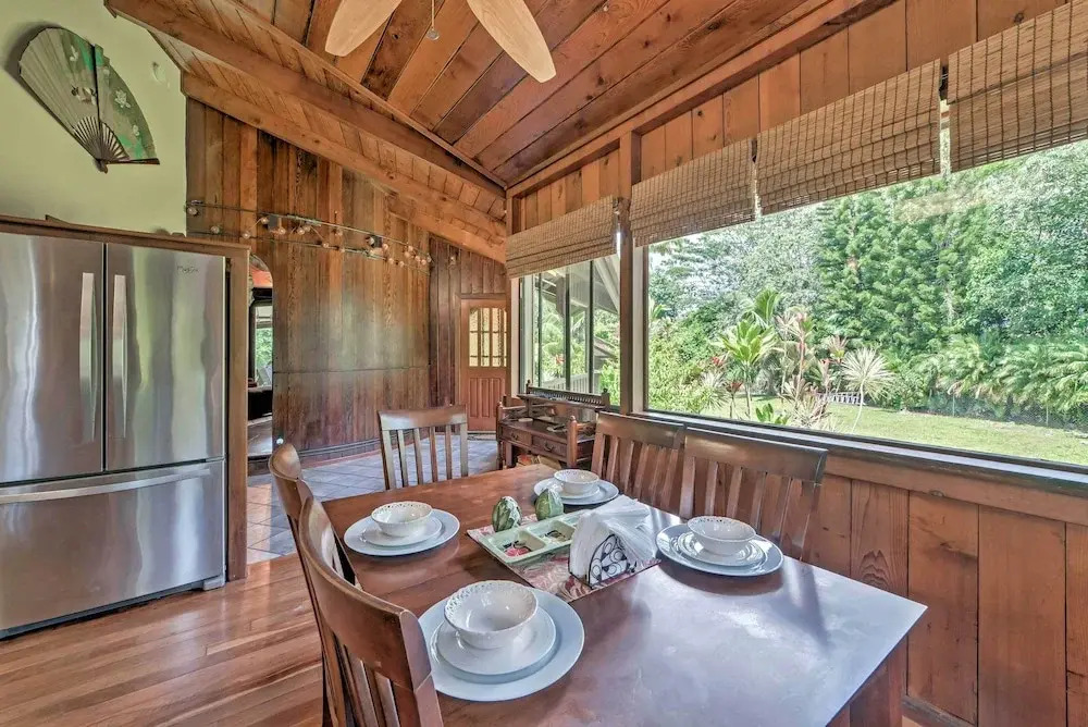 Tropical Cabana w/ Deck, Hot Tub & Lush Scenery!