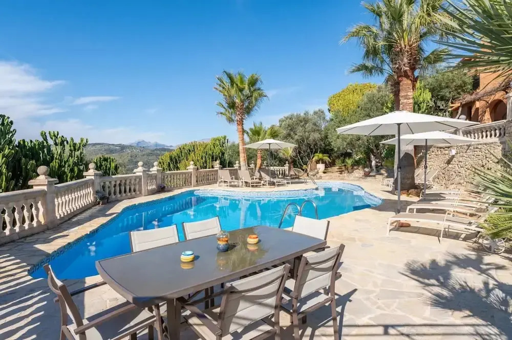Hilltop Villa in Alcudia With Bays Views