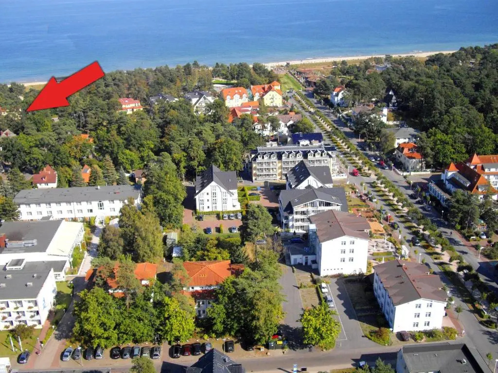 Strandresidenz Baabe Ferienwohnung 1-29 mit Sauna- und Schwimmbadnutzung im Haus