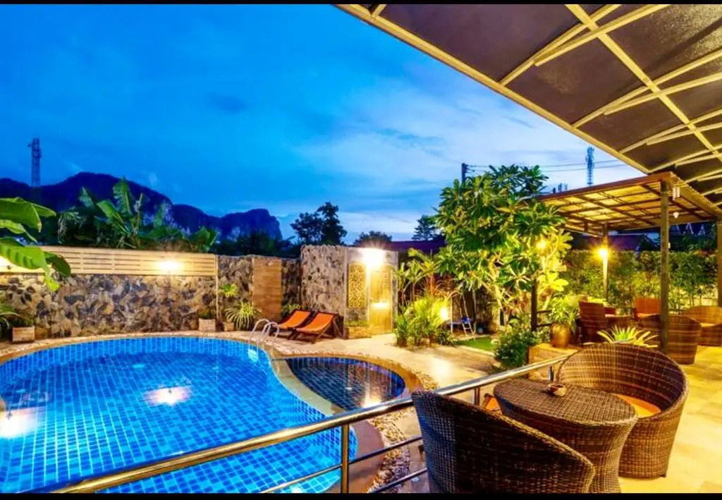 Aonang Serene 3 Bedrooms Private Pool Villas with Backyard