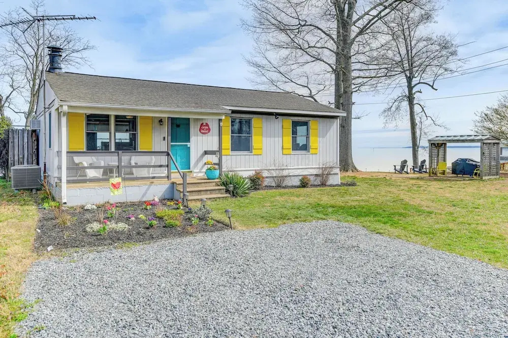 Riverfront Colonial Beach Home w/ Private Beach!