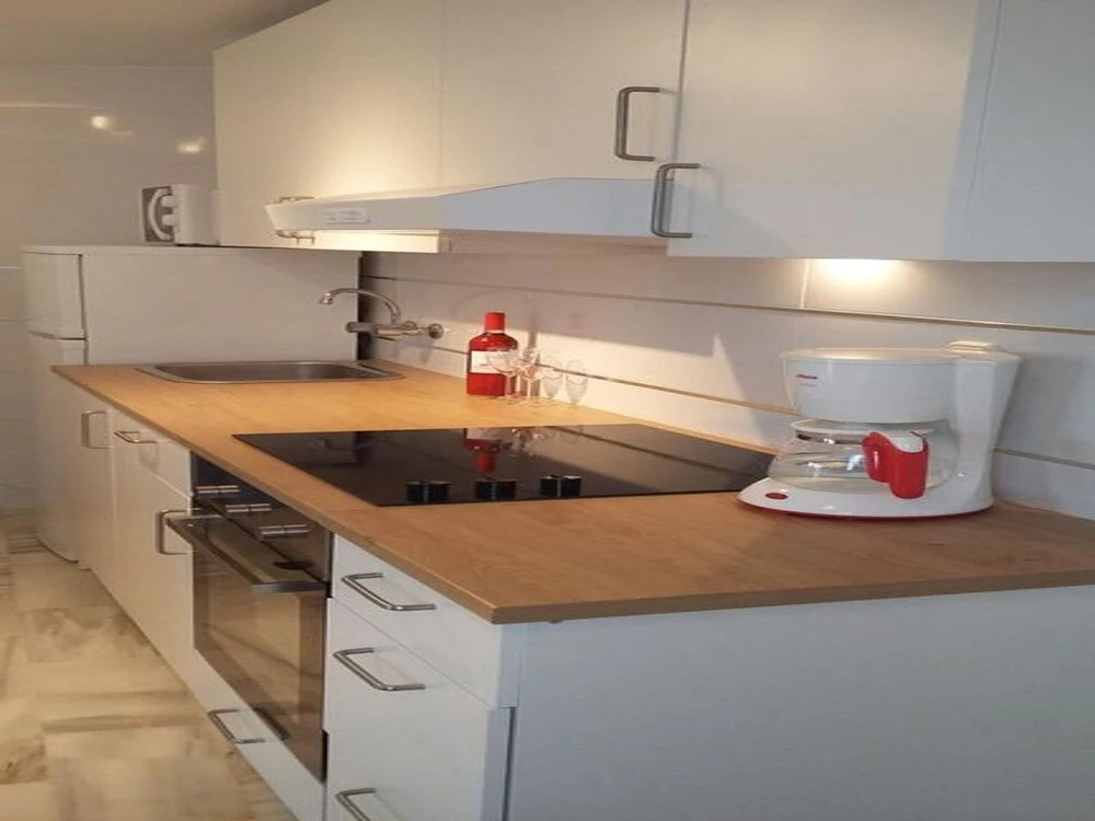 Sunny and spacious apartment with own entrance to pool