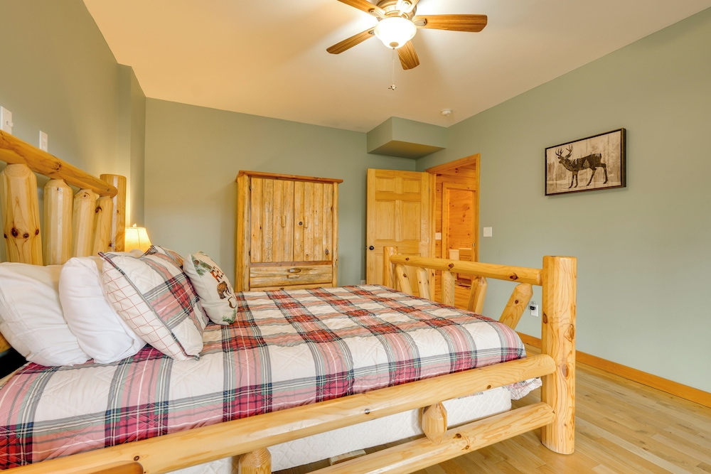 Hot Tub + Game Room: Spacious Blue Ridge Retreat!