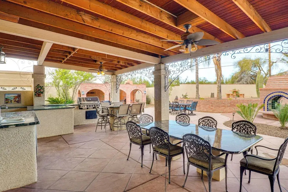 Resort-style Backyard & Pool: Luxe Tucson Home