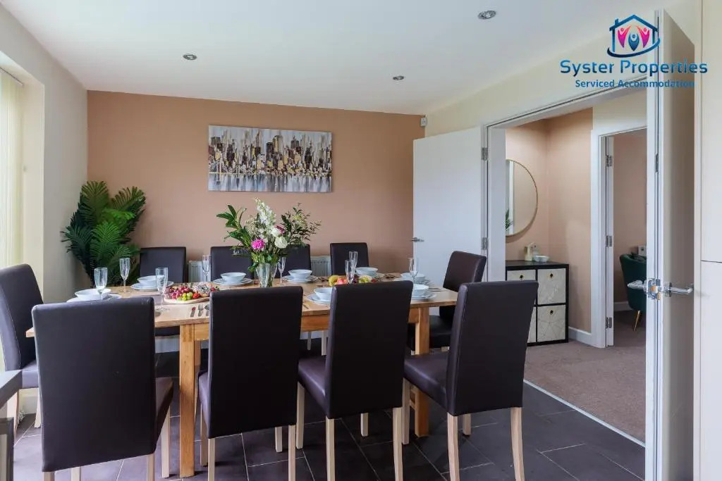 Syster Properties Serviced Accommodation Leicester 5 Bedroom House Glen View