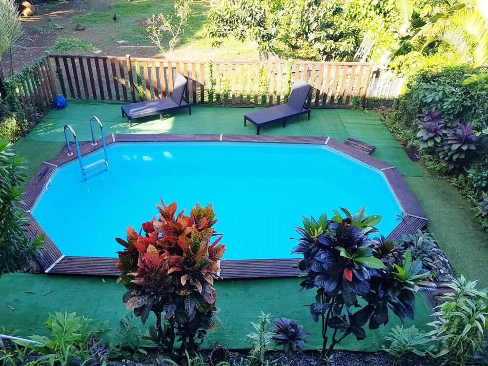 Apartment with 3 Bedrooms in Sainte-Rose, with Wonderful Sea View, Pool Access, Enclosed Garden - 8 Km From the Beach