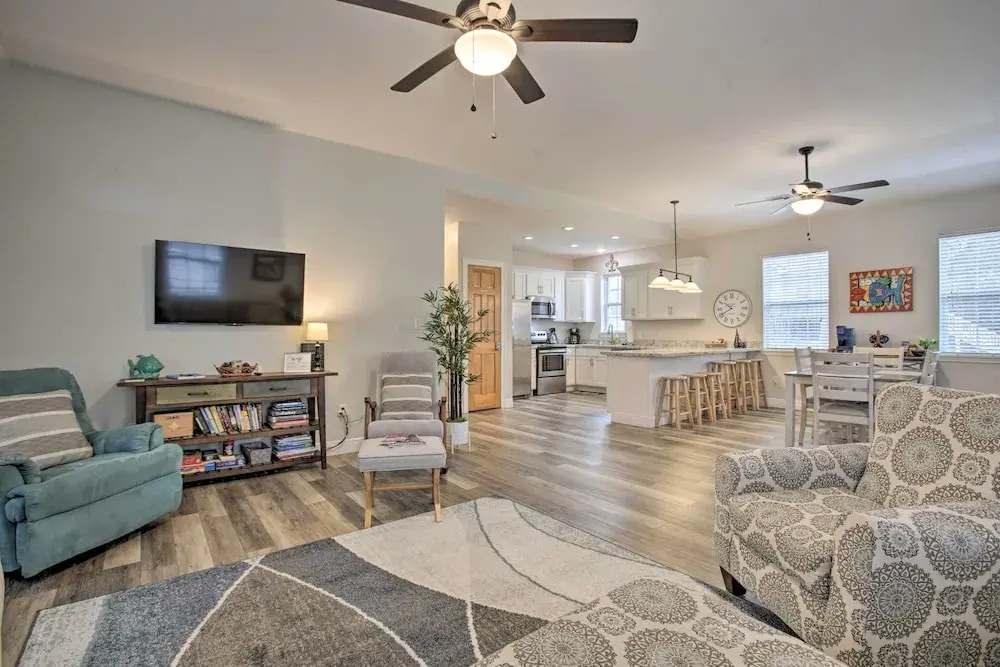 Waveland Home Near Beach: Pets Allowed