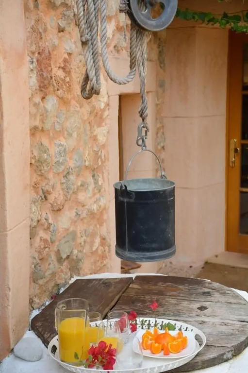 Mallorca traditional stone village house
