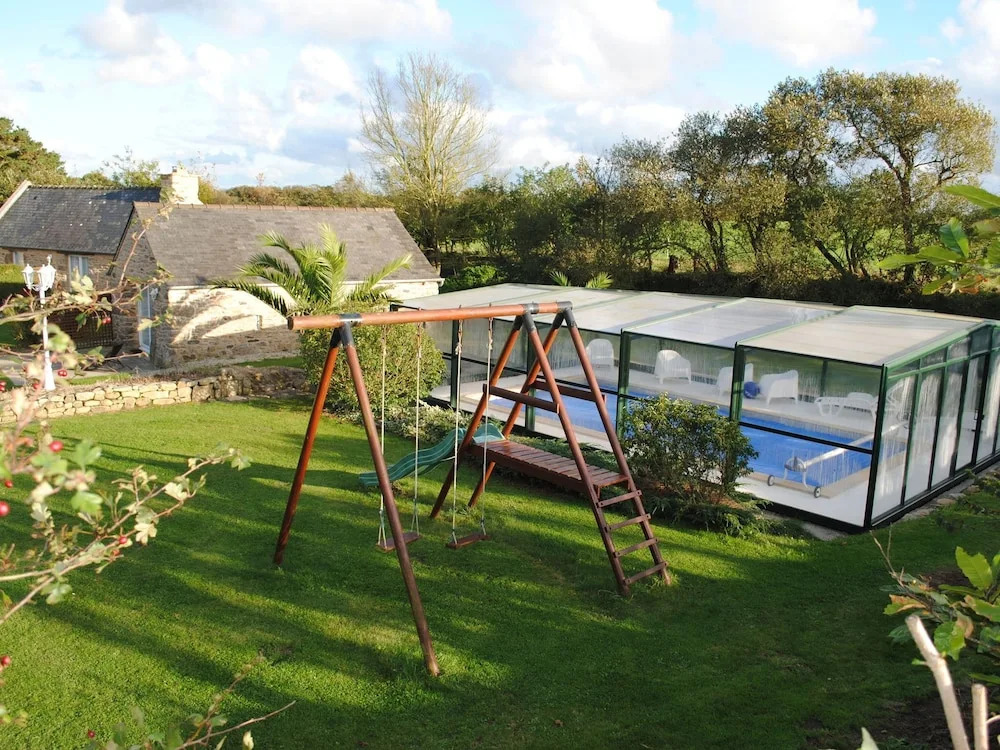 Chic Cottages in Plouguin France With Private Swimming Pool