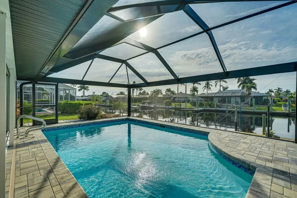 Canal-front Escape w/ Lanai & Pool in Cape Coral!