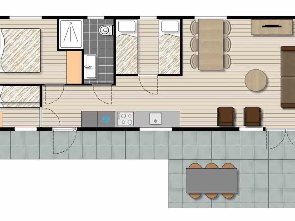 Comfortable chalet with outdoor spa, in a holiday park located near the Veluwe