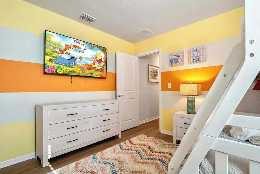 Bright & Spacious 7BR Pool Villa w/ Game Loft | New Windsor Cay Resort near Disney