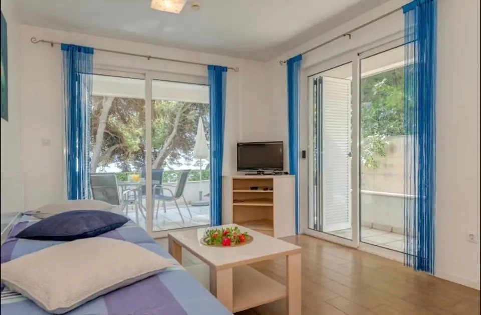 Luxury Beachfront Villa Castello Bol with private pool at the promenade Zlatni Rat at the beach in Bol - Brac