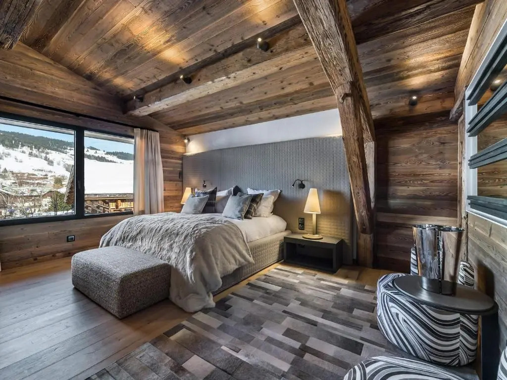 Chalet de luxe avec jacuzzi, salle cinéma et piscine au centre de Megève - FR-1-569-10