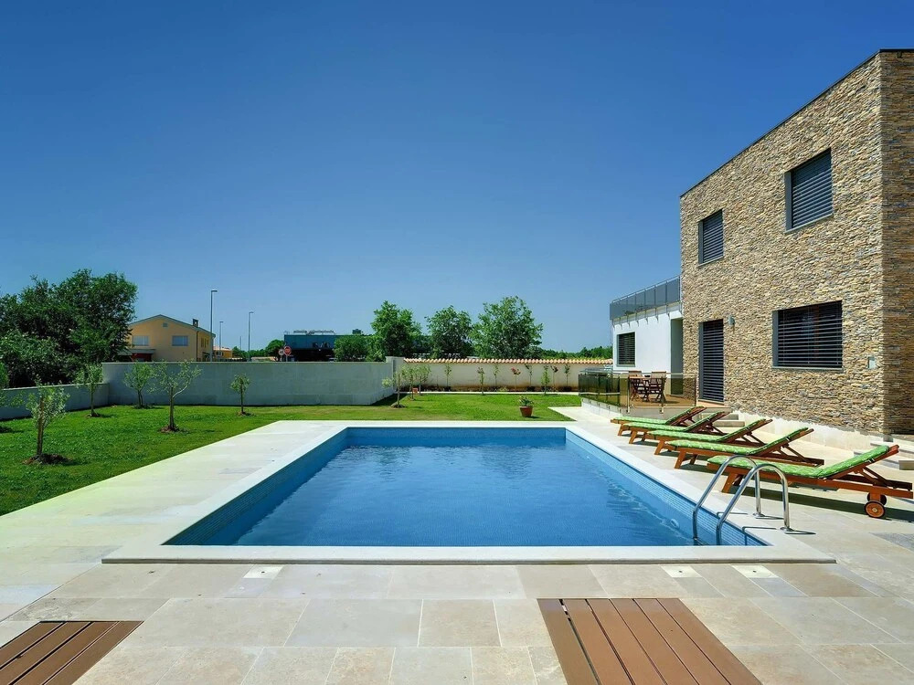 Modern Villa Consisting of two Apartments With Private Pool, Near the Beach