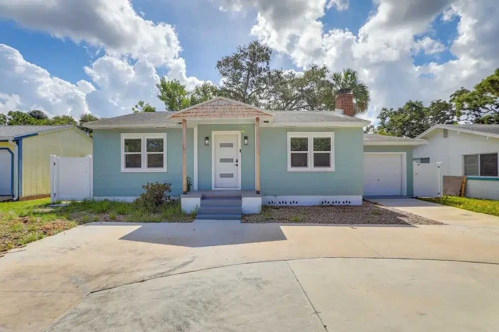 Private Hot Tub & Fenced Yard: Sleek Gulfport Home