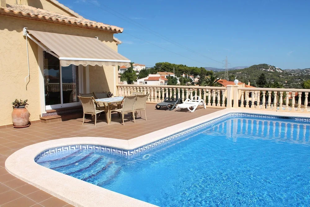 Villa With 4 Bedrooms in Calp, With Wonderful sea View, Private Pool and Furnished Garden Near the Beach