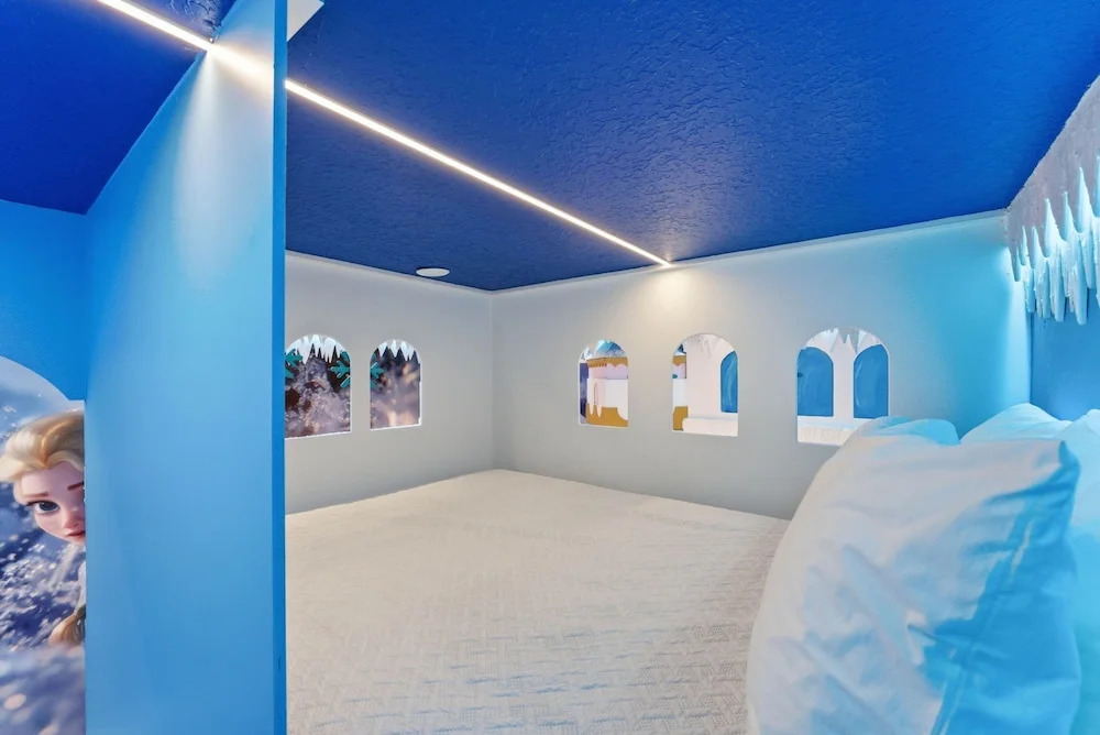 Unique Luxury Villa Pool Games and Themed Beds