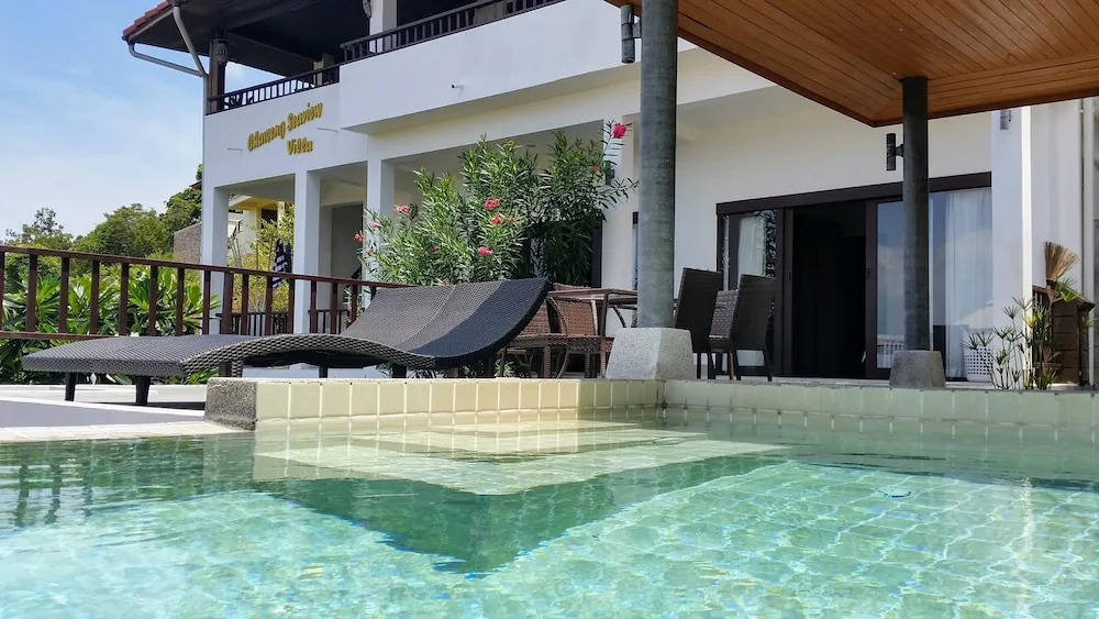 Villa With 4 Bedrooms in Bo Phut, With Wonderful sea View, Private Pool, Enclosed Garden Near the Beach