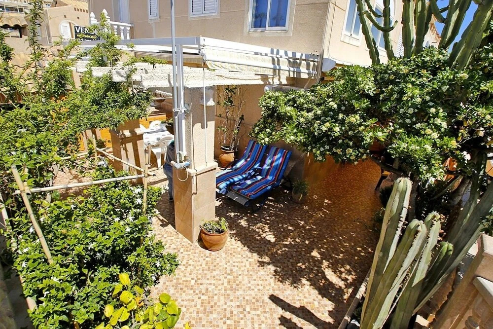 The nearest bungalow to the beach