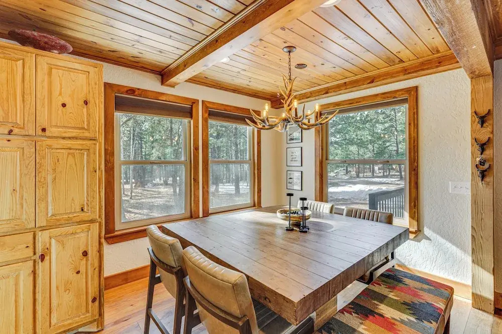 Hot Tub + Fireplace: Cozy Angel Fire A-frame Cabin