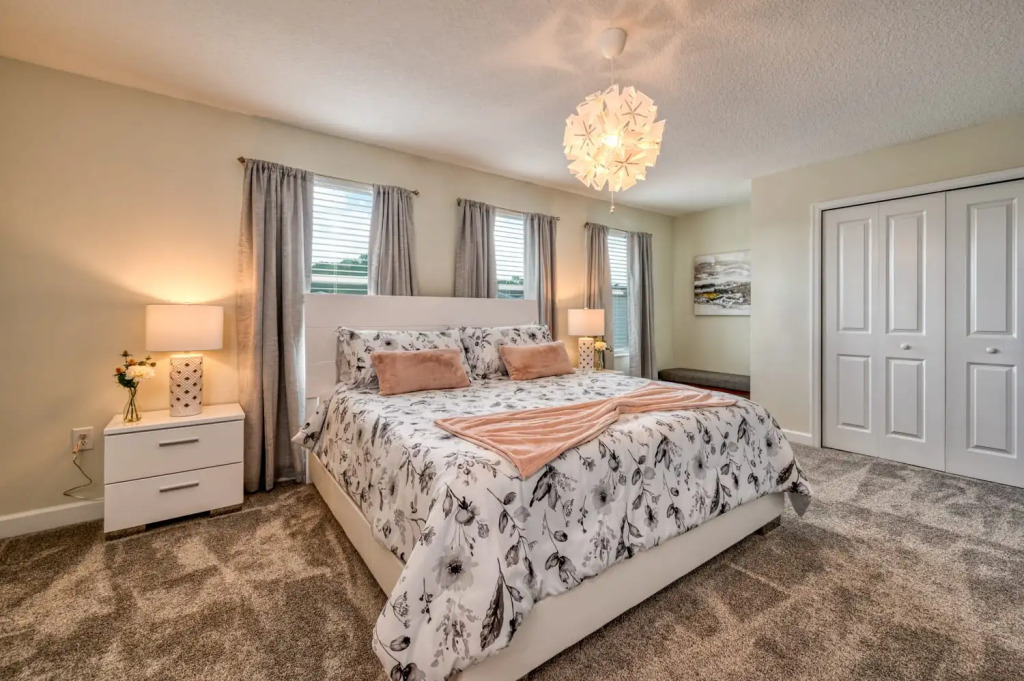 Spacious home near Disney with private pool and game room