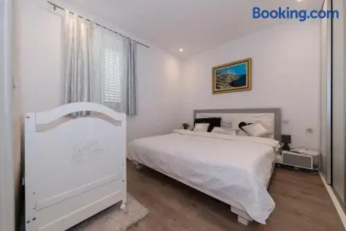 Family friendly apartment, great for children, huge yard and lots of toys