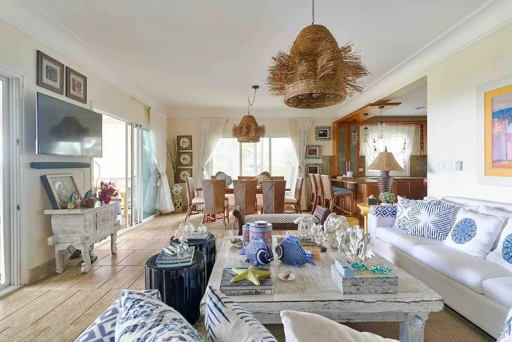 3BR Beach Essence Terrenas Pool Maid Beachfront
