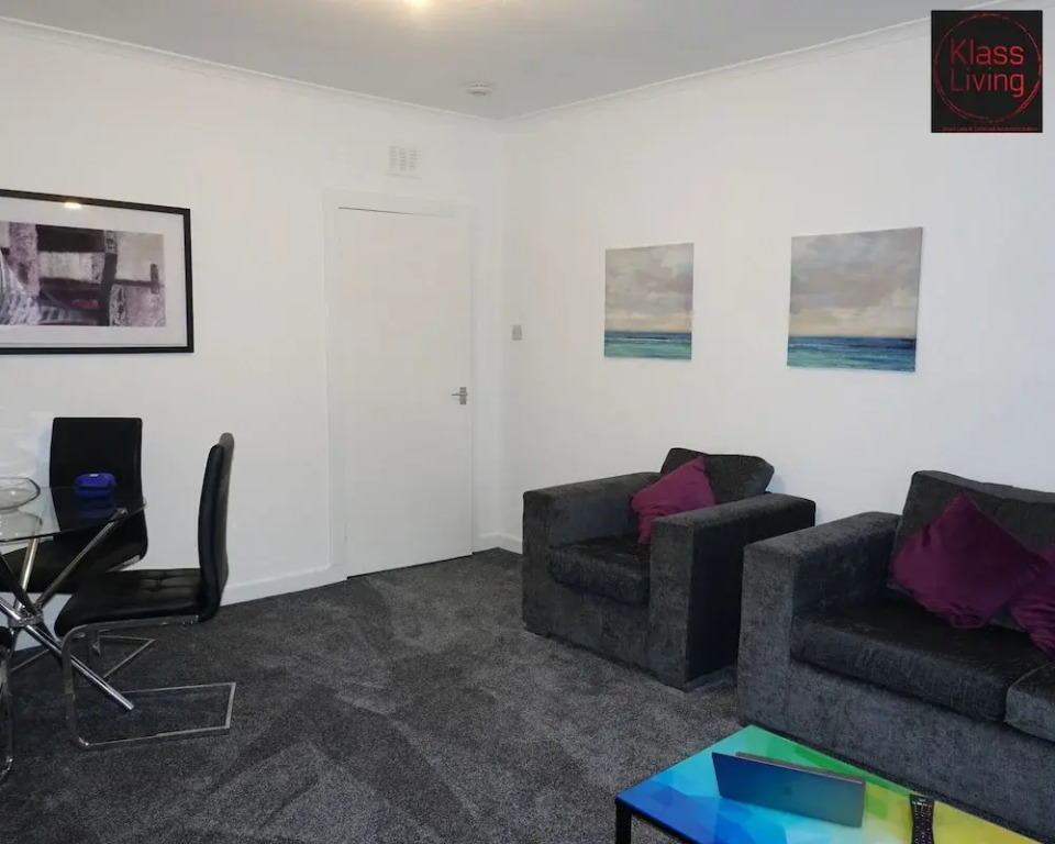 One Bedroom Apartment by Klass Living Serviced Accommodation Blantyre - Welsh Drive Apartment with Wifi