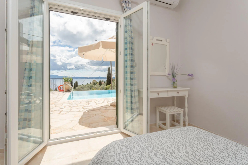 Villa Katerina Large Private Pool Walk to Beach Sea Views A C Wifi Car Not Required - 2359