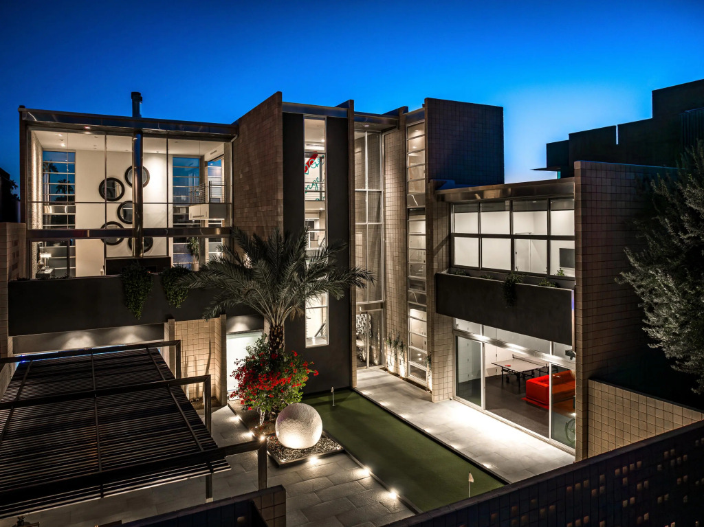 Old Town Scottsdale Iconic Modern Mansion