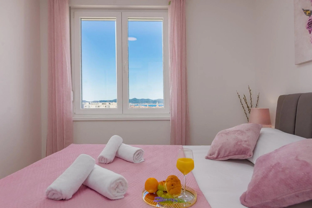 Stella Maris **** balcony, sea view, garage, BBQ