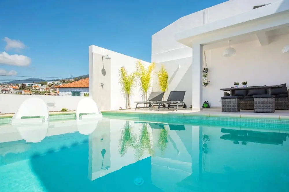 Villa With 3 Bedrooms in Funchal, With Wonderful sea View, Private Pool, Enclosed Garden