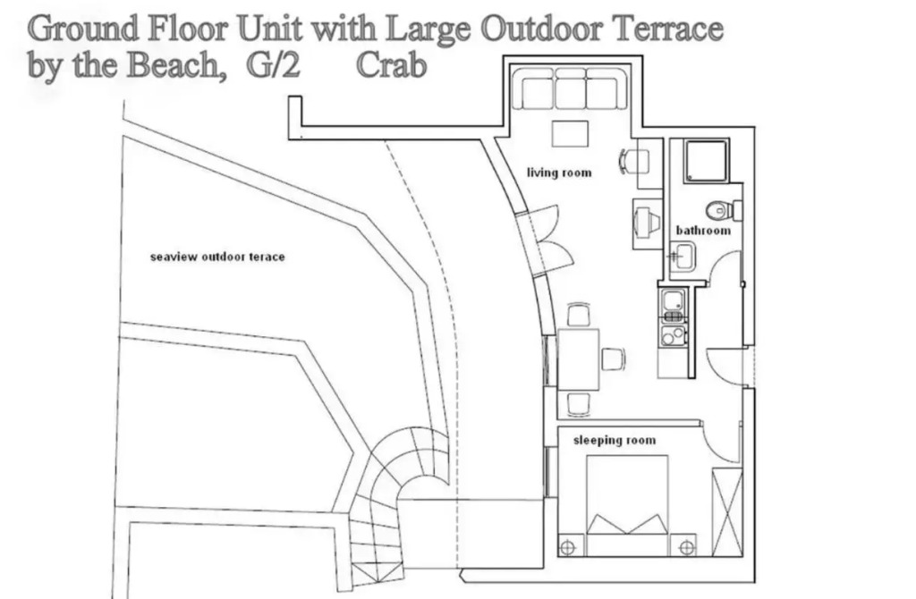 Fully Equiped Apartments for 3 Adults