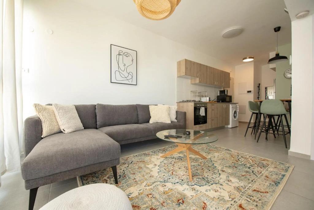PORT CITY HAIFA - German Colony Luxurious 2 bdrms Apt