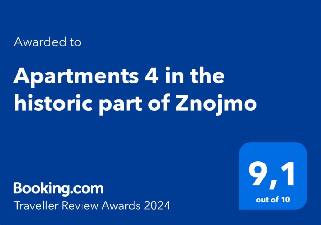 Apartments in the historic part of Znojmo