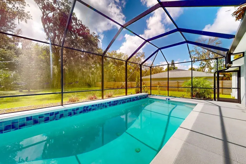 Updated Home With Private Pool, Patio, Central AC, & W/D