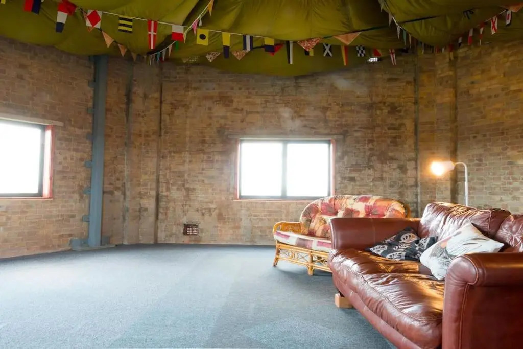 The Hexagon, wow what a location, views over the Essex marshes and sea