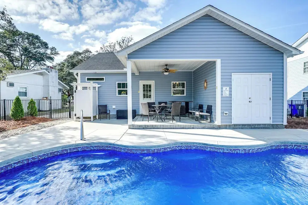 Serene Oak Island Home w/ Private Saltwater Pool!