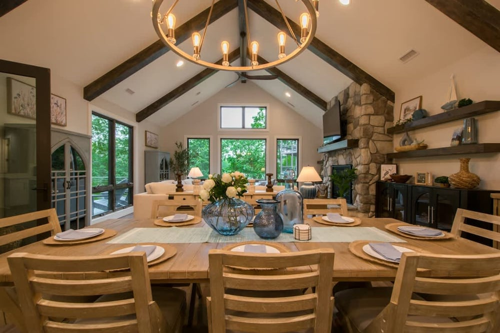 Epic 5BR w Double Living Areas On Lake Lure
