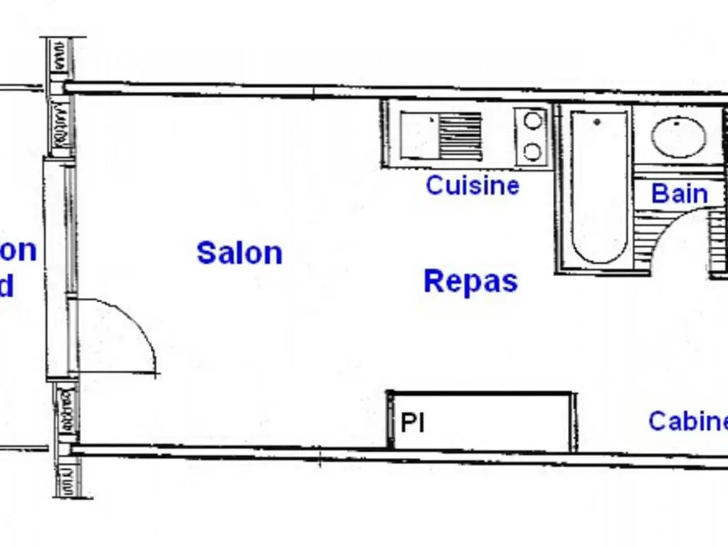 Appartement Les Saisies, 1 pièce, 4 personnes - FR-1-293-157