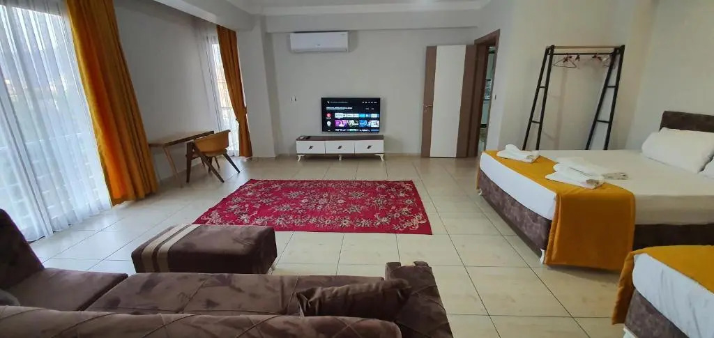 3+1 sea1km 125mt2 Furnished luxury apartment 1.kat