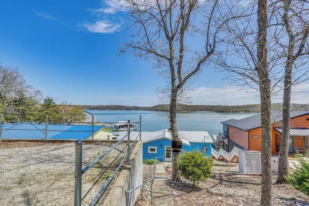 Shared Dock at Waterfront Lake of the Ozarks Home