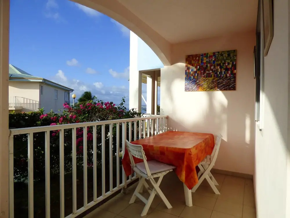 Apartment With 2 Bedrooms in Les Trois-îlets, With Wonderful sea View,