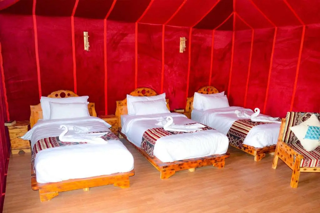 Relaxing Desert Camp