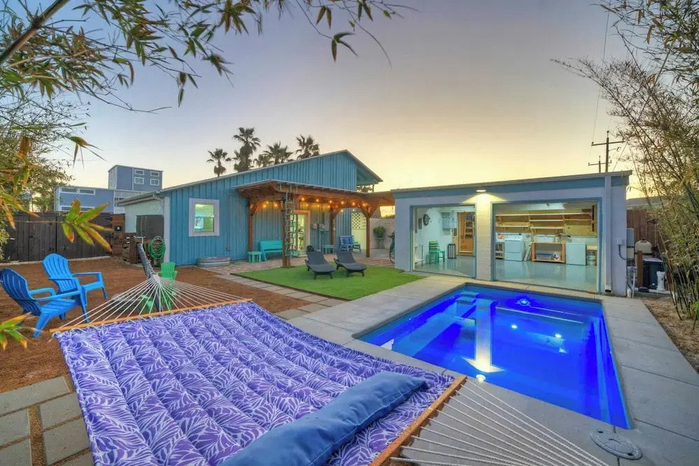 Big Yard w/ Priv Pool, Firepit, Patio Near the Beach Reel Time by Avantstay