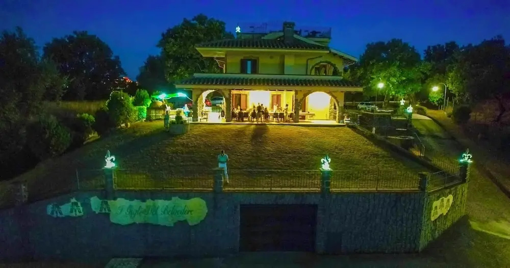 Villa on top of a Hill With an Enchanting View of Lake Bolsena