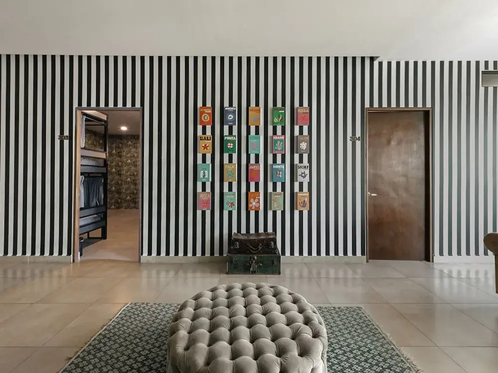 Luxury hostel shared mixed room